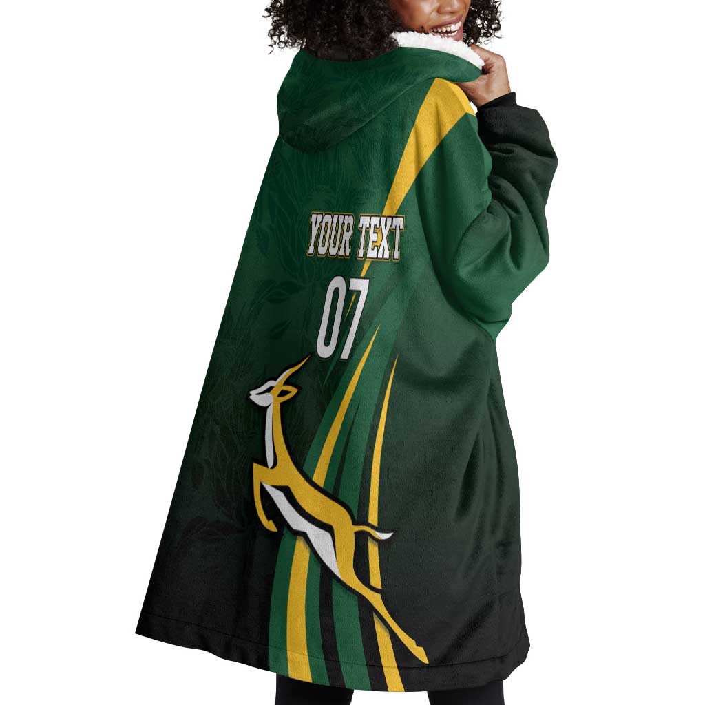 South Africa WC2026 Personalized Wearable Blanket Hoodie Springboks Champion