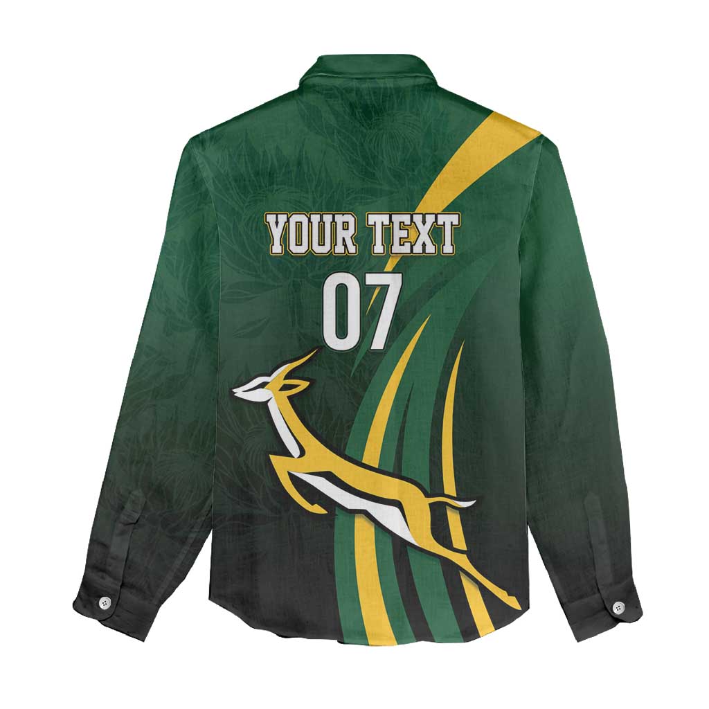South Africa WC2026 Personalized Women Casual Shirt Springboks Champion