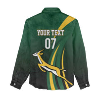 South Africa WC2026 Personalized Women Casual Shirt Springboks Champion
