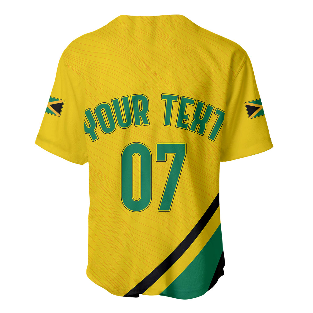 Personalised Jamaica Football Baseball Jersey Reggae Boyz Retro WC 1998 Inspired LT7 - Wonder Print Shop