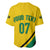 Personalised Jamaica Football Baseball Jersey Reggae Boyz Retro WC 1998 Inspired LT7 - Wonder Print Shop