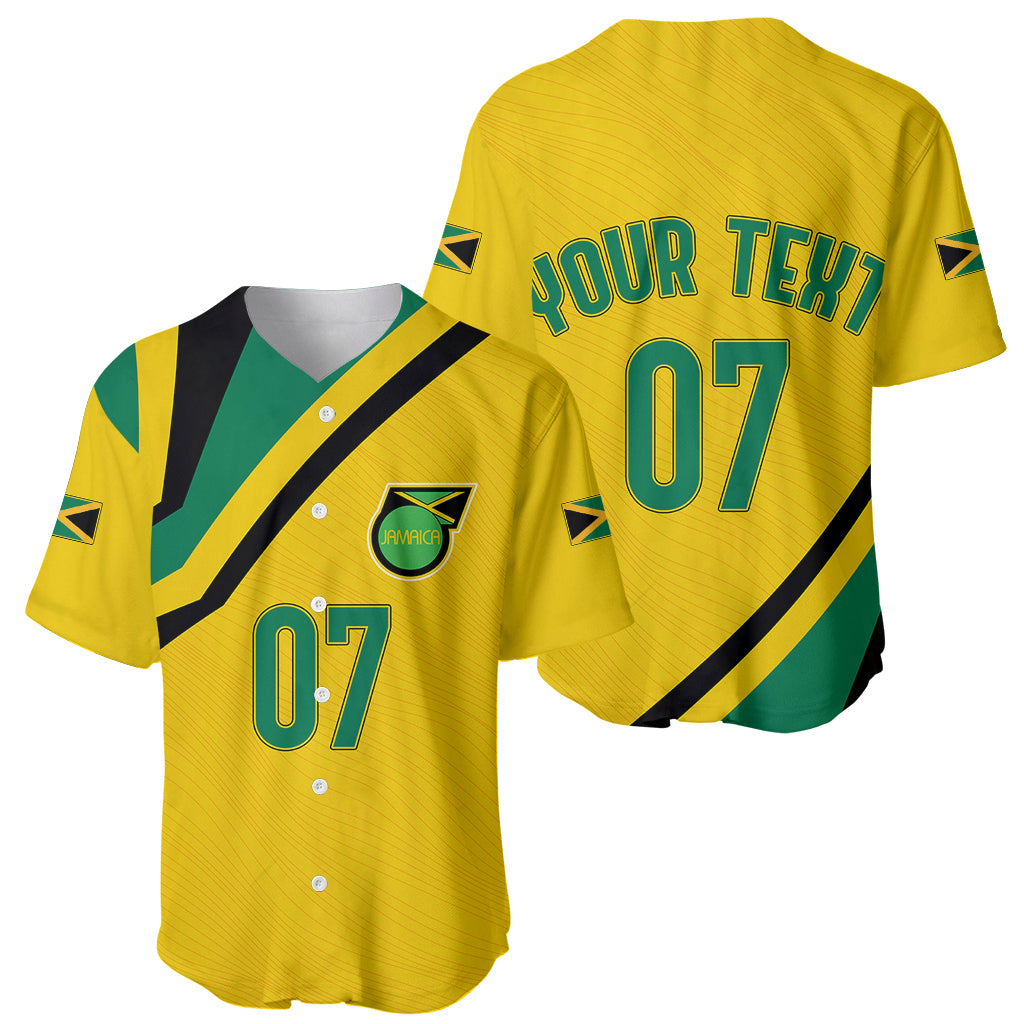 Personalised Jamaica Football Baseball Jersey Reggae Boyz Retro WC 1998 Inspired LT7 - Wonder Print Shop