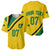 Personalised Jamaica Football Baseball Jersey Reggae Boyz Retro WC 1998 Inspired LT7 - Wonder Print Shop