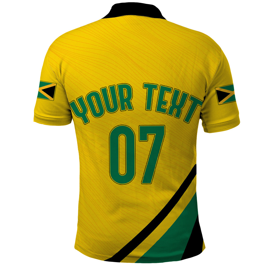 Personalised Jamaica Football Polo Shirt Reggae Boyz Retro WC 1998 Inspired - Wonder Print Shop