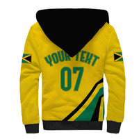 Personalised Jamaica Football Sherpa Hoodie Reggae Boyz Retro WC 1998 Inspired - Wonder Print Shop