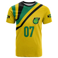 Personalised Jamaica Football T Shirt Reggae Boyz Retro WC 1998 Inspired - Wonder Print Shop