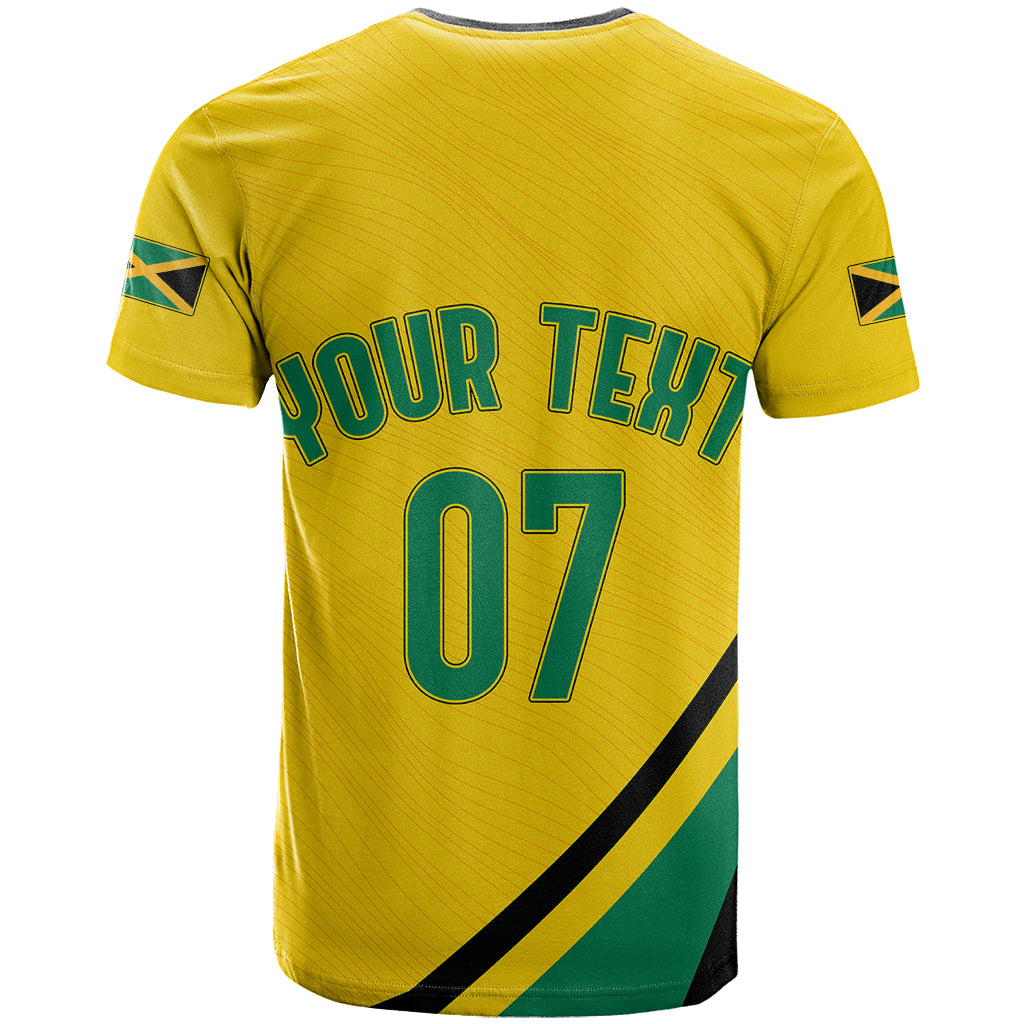 Personalised Jamaica Football T Shirt Reggae Boyz Retro WC 1998 Inspired - Wonder Print Shop
