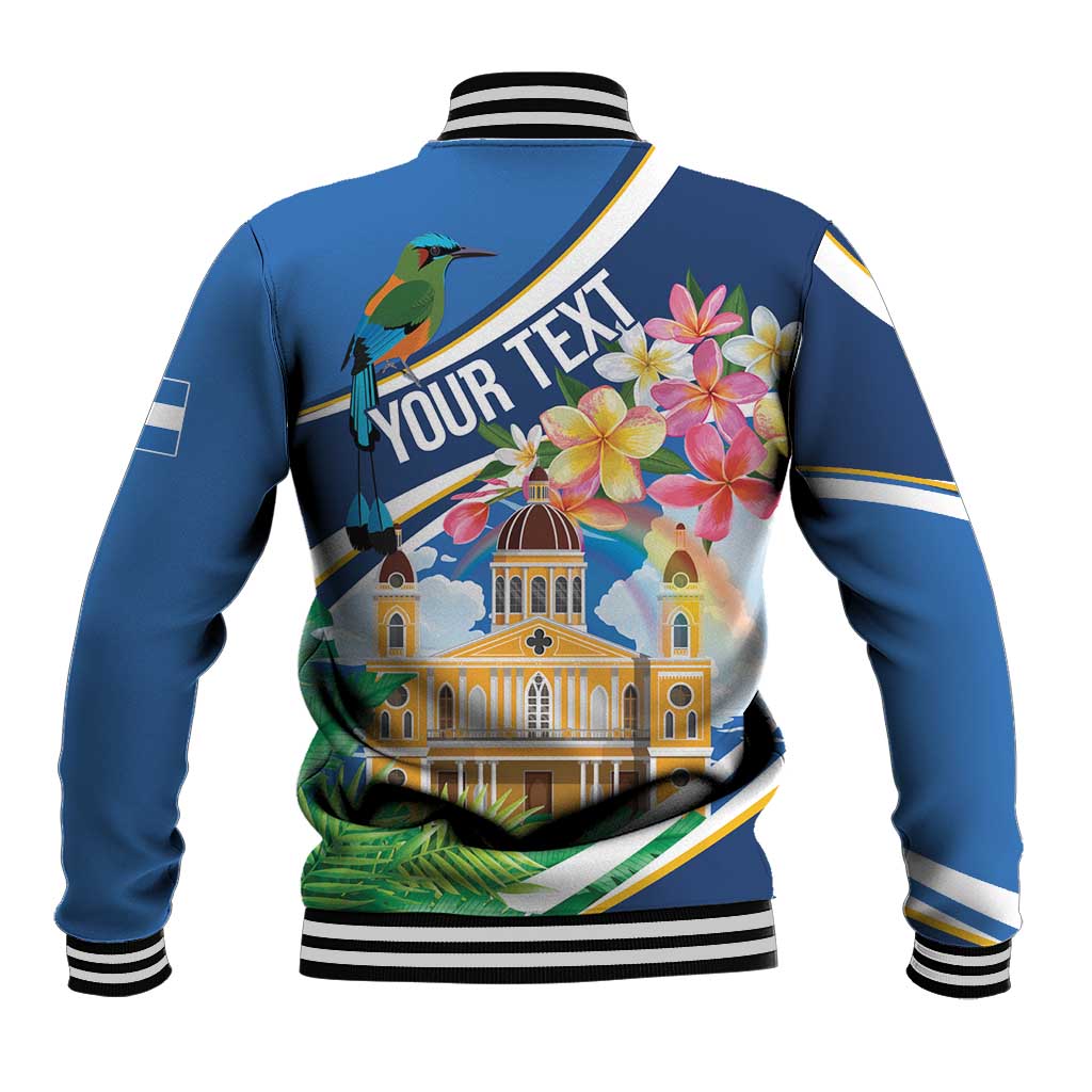 Nicaragua Granada Personalized Baseball Jacket Viva Nica - Wonder Print Shop