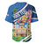 Nicaragua Granada Personalized Baseball Jersey Viva Nica - Wonder Print Shop