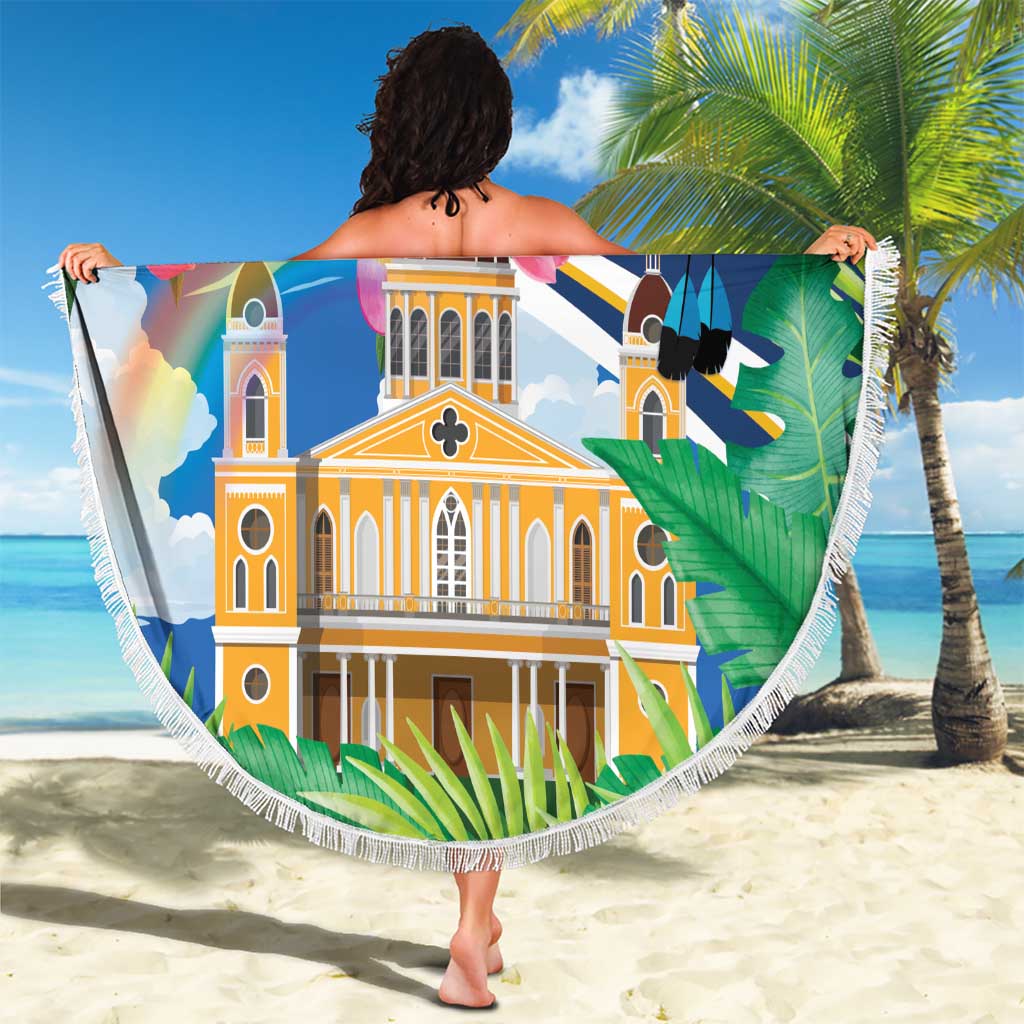 Nicaragua Granada Personalized Beach Blanket Viva Nica - Wonder Print Shop
