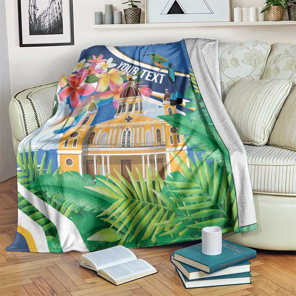 Nicaragua Granada Personalized Blanket Viva Nica - Wonder Print Shop