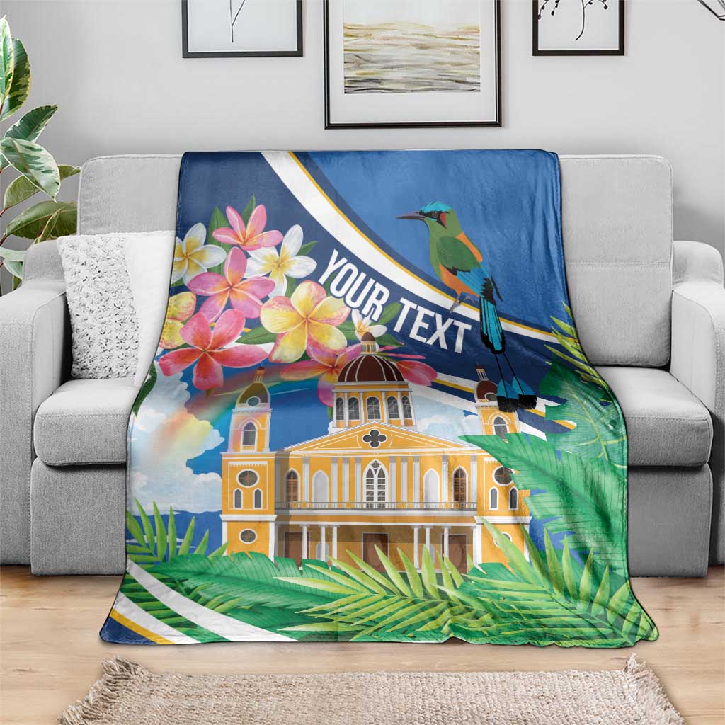 Nicaragua Granada Personalized Blanket Viva Nica - Wonder Print Shop