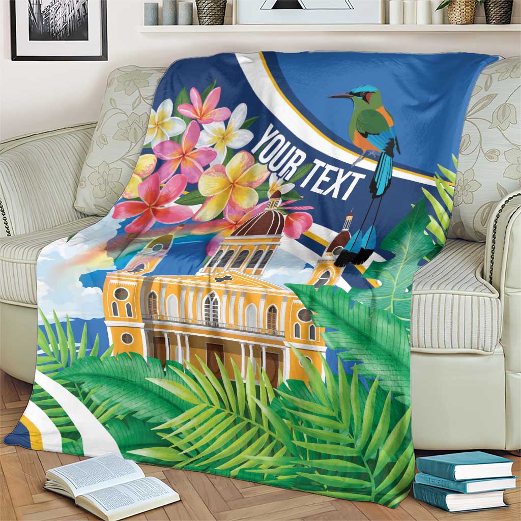 Nicaragua Granada Personalized Blanket Viva Nica - Wonder Print Shop