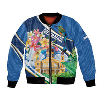 Nicaragua Granada Personalized Bomber Jacket Viva Nica - Wonder Print Shop