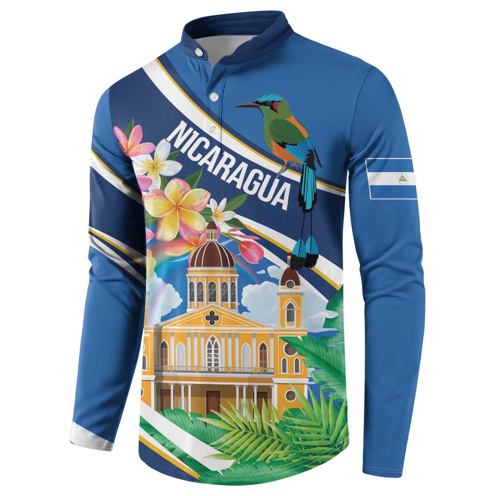 Nicaragua Granada Personalized Button Sweatshirt Viva Nica - Wonder Print Shop