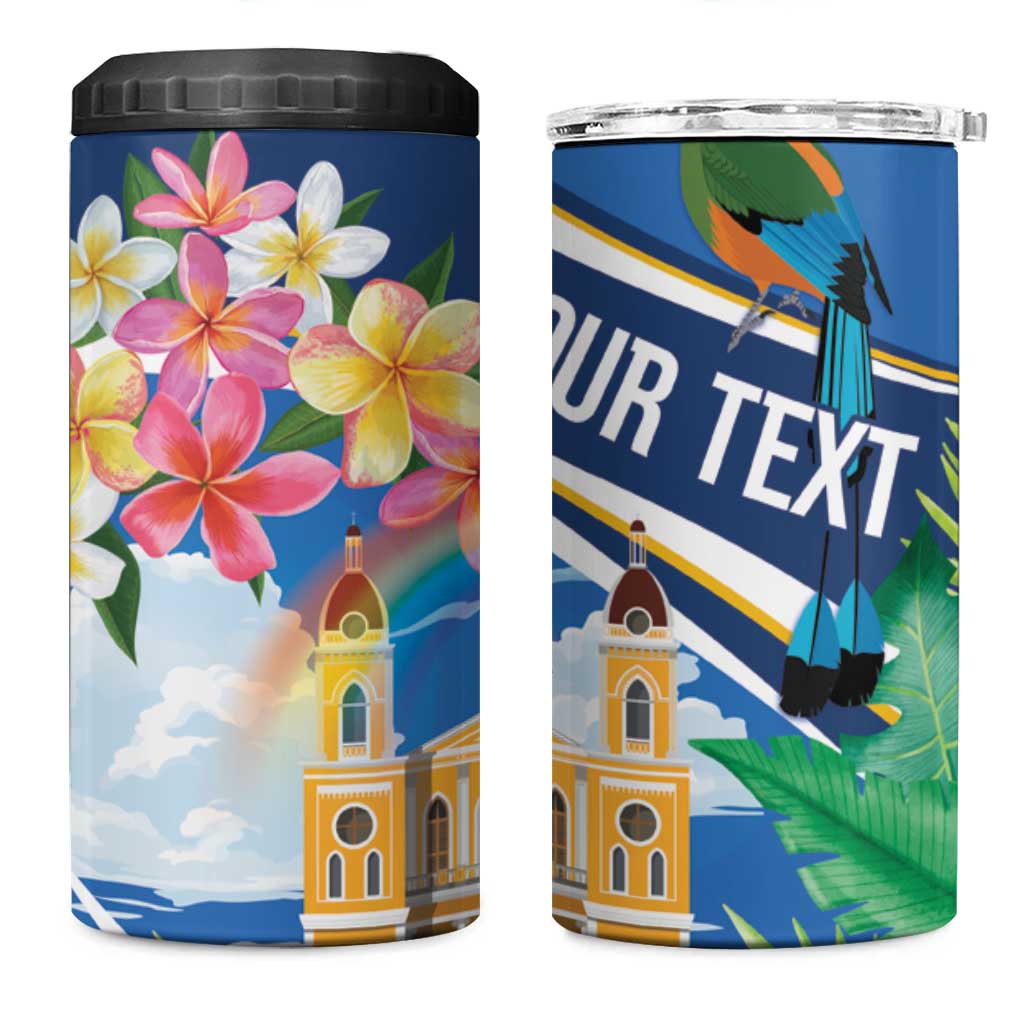 Nicaragua Granada Personalized 4 in 1 Can Cooler Tumbler Viva Nica - Wonder Print Shop