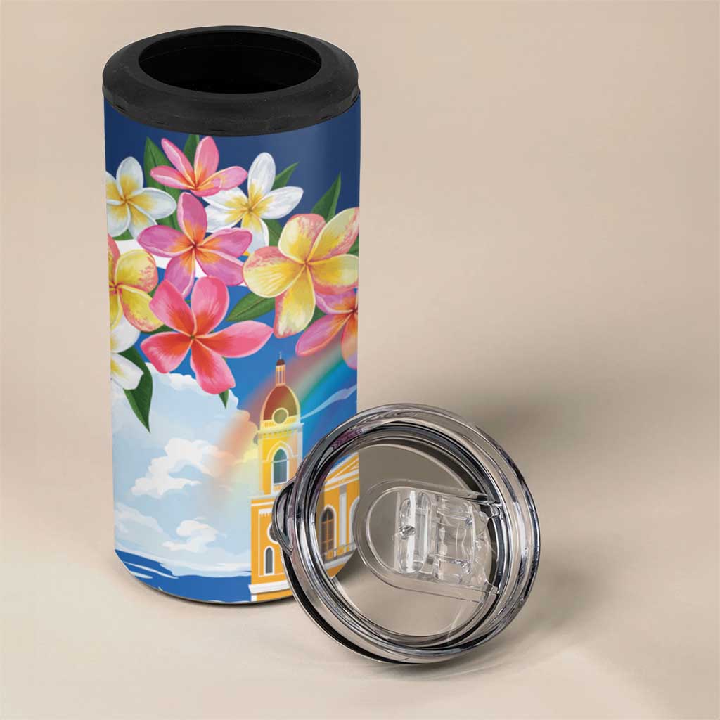 Nicaragua Granada Personalized 4 in 1 Can Cooler Tumbler Viva Nica - Wonder Print Shop