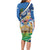 Nicaragua Granada Personalized Family Matching Long Sleeve Bodycon Dress and Hawaiian Shirt Viva Nica - Wonder Print Shop