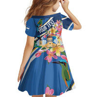 Nicaragua Granada Personalized Family Matching Mermaid Dress and Hawaiian Shirt Viva Nica - Wonder Print Shop