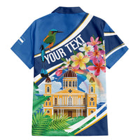 Nicaragua Granada Personalized Family Matching Mermaid Dress and Hawaiian Shirt Viva Nica - Wonder Print Shop