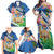 Nicaragua Granada Personalized Family Matching Off Shoulder Maxi Dress and Hawaiian Shirt Viva Nica - Wonder Print Shop