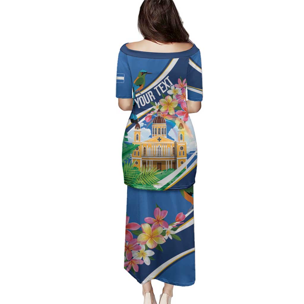 Nicaragua Granada Personalized Family Matching Puletasi and Hawaiian Shirt Viva Nica - Wonder Print Shop