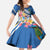 Nicaragua Granada Personalized Family Matching Tank Maxi Dress and Hawaiian Shirt Viva Nica - Wonder Print Shop