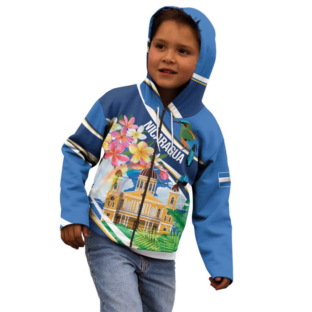 Nicaragua Granada Personalized Kid Hoodie Viva Nica - Wonder Print Shop
