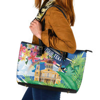 Nicaragua Granada Personalized Leather Tote Bag Viva Nica - Wonder Print Shop