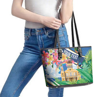 Nicaragua Granada Personalized Leather Tote Bag Viva Nica - Wonder Print Shop
