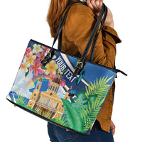 Nicaragua Granada Personalized Leather Tote Bag Viva Nica - Wonder Print Shop