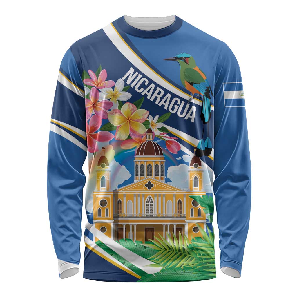 Nicaragua Granada Personalized Long Sleeve Shirt Viva Nica - Wonder Print Shop