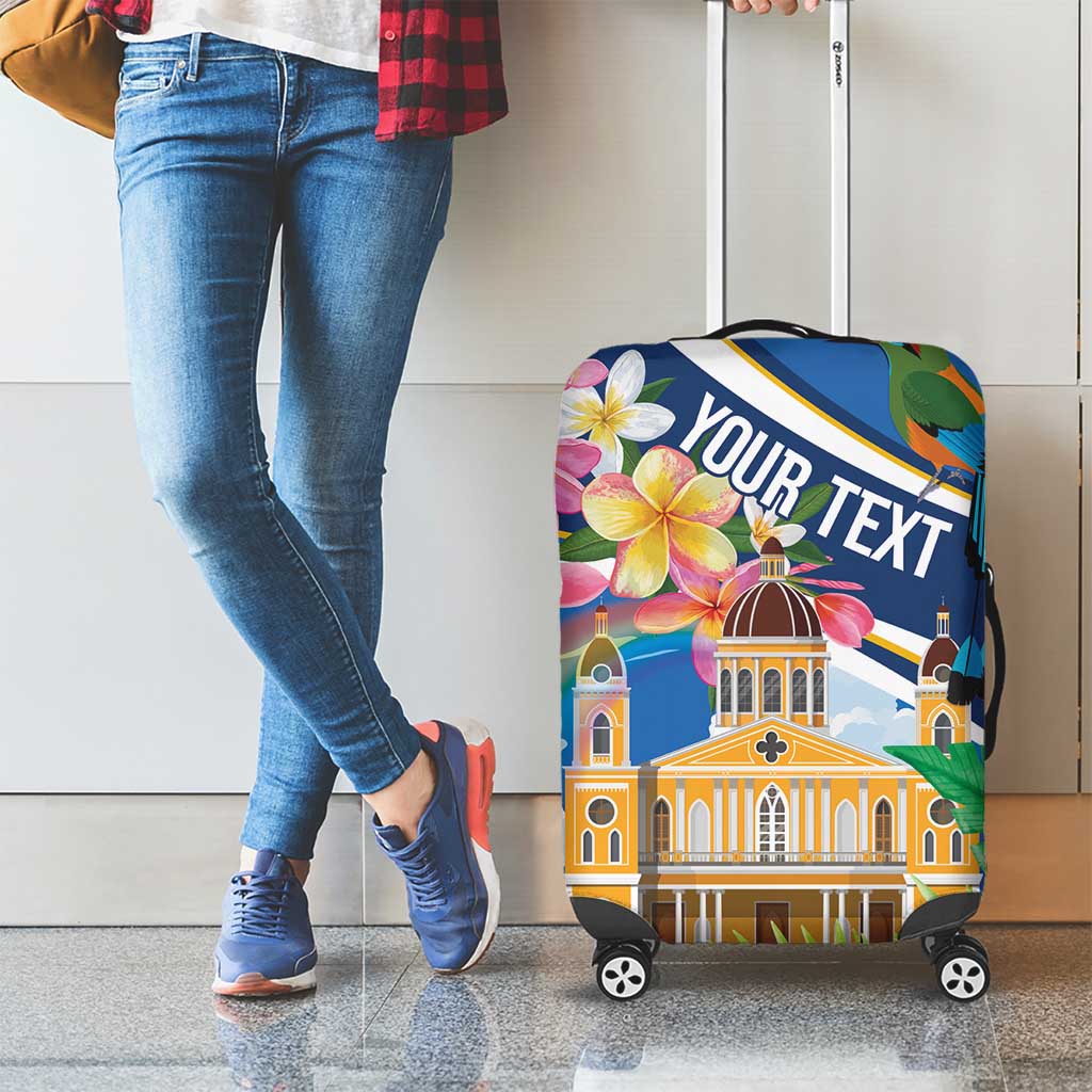Nicaragua Granada Personalized Luggage Cover Viva Nica - Wonder Print Shop