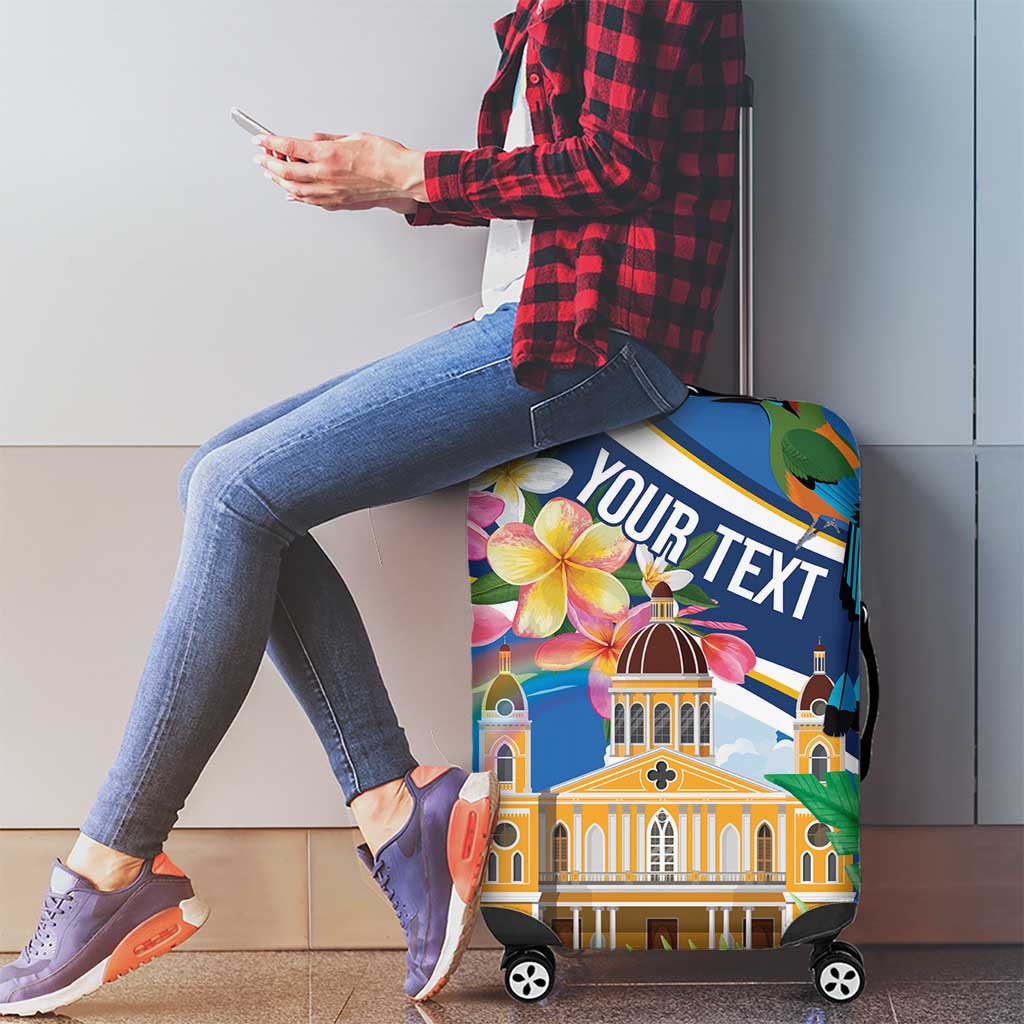 Nicaragua Granada Personalized Luggage Cover Viva Nica - Wonder Print Shop
