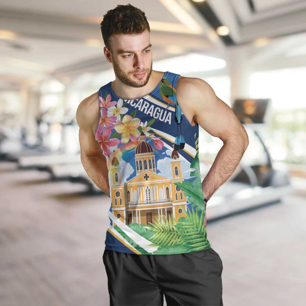 Nicaragua Granada Personalized Men Tank Top Viva Nica - Wonder Print Shop