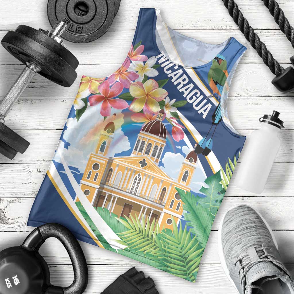 Nicaragua Granada Personalized Men Tank Top Viva Nica - Wonder Print Shop