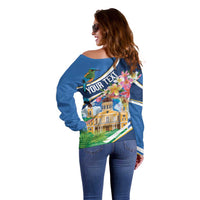Nicaragua Granada Personalized Off Shoulder Sweater Viva Nica - Wonder Print Shop