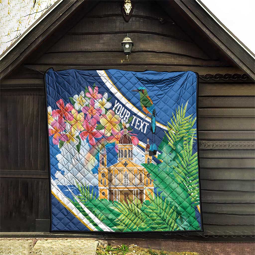 Nicaragua Granada Personalized Quilt Viva Nica - Wonder Print Shop