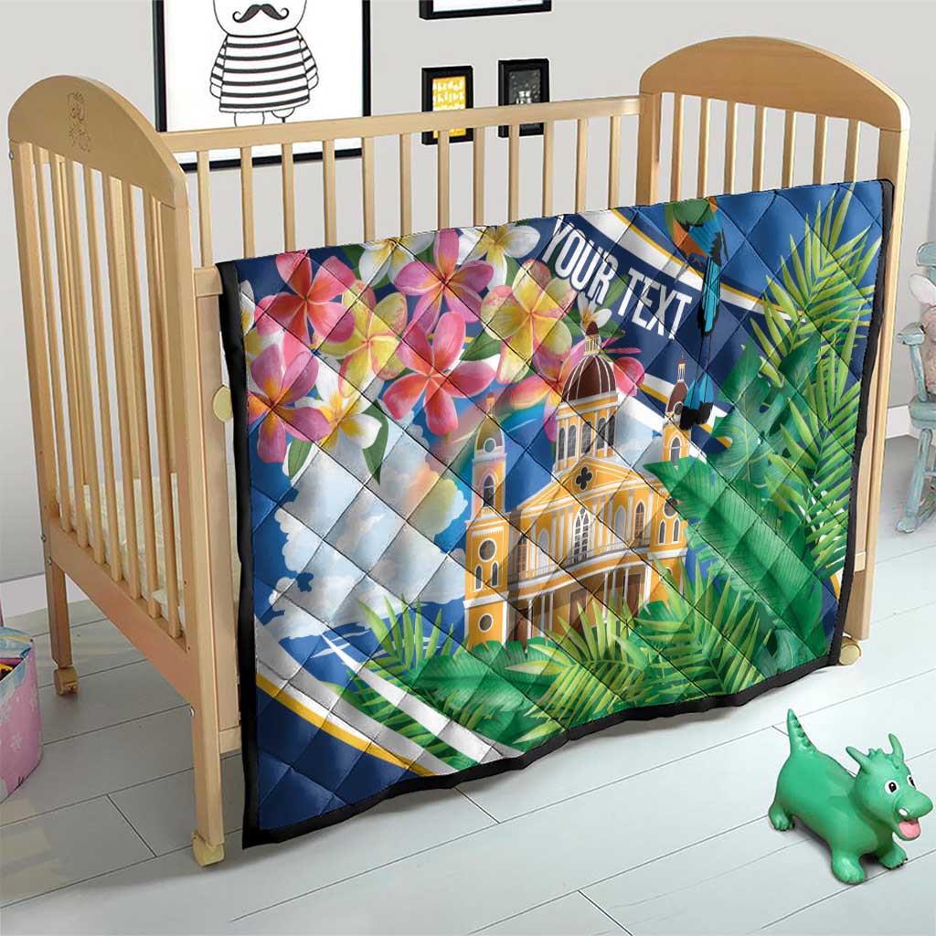 Nicaragua Granada Personalized Quilt Viva Nica - Wonder Print Shop