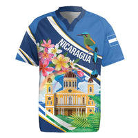 Nicaragua Granada Personalized Rugby Jersey Viva Nica - Wonder Print Shop