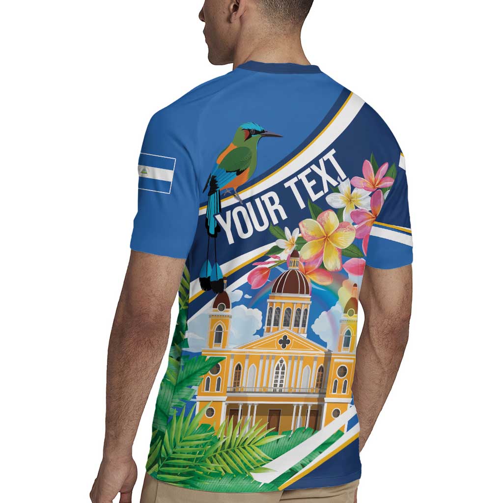 Nicaragua Granada Personalized Rugby Jersey Viva Nica - Wonder Print Shop