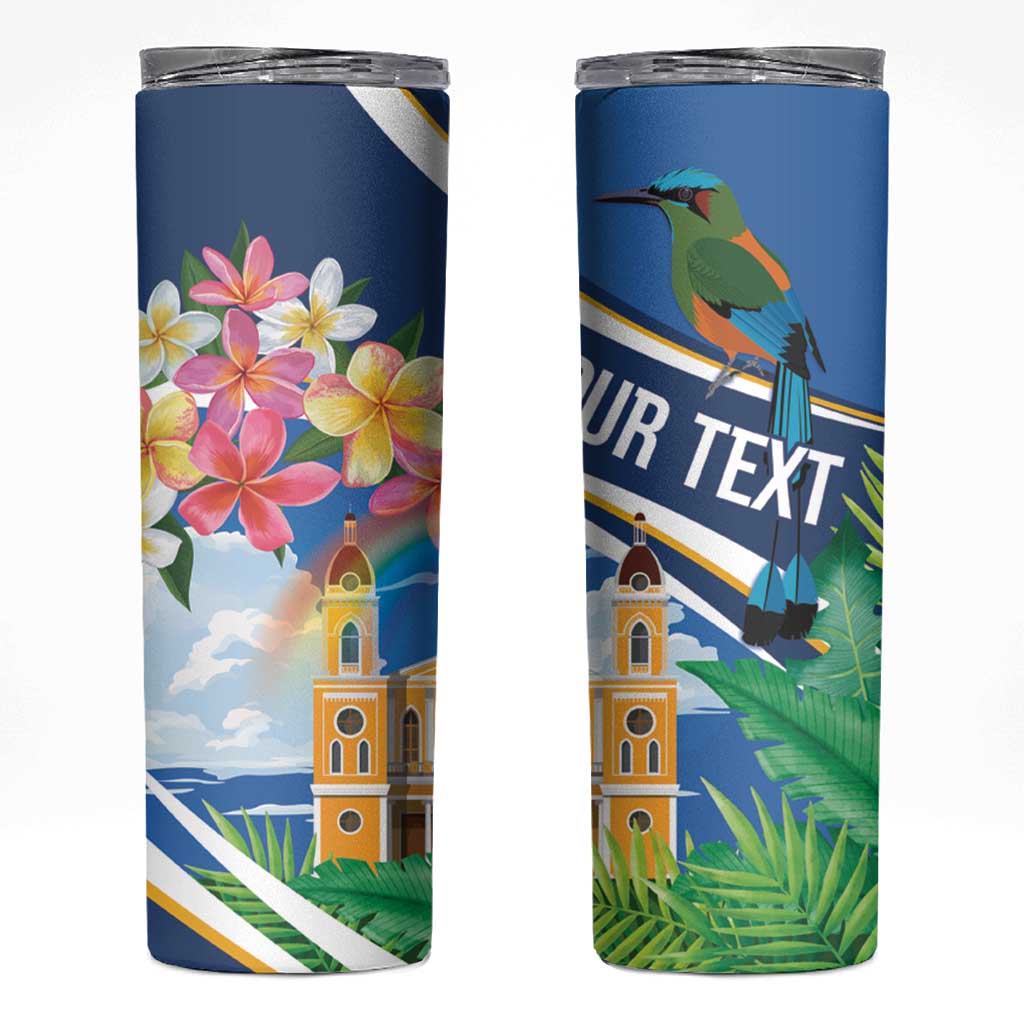 Nicaragua Granada Personalized Skinny Tumbler Viva Nica - Wonder Print Shop