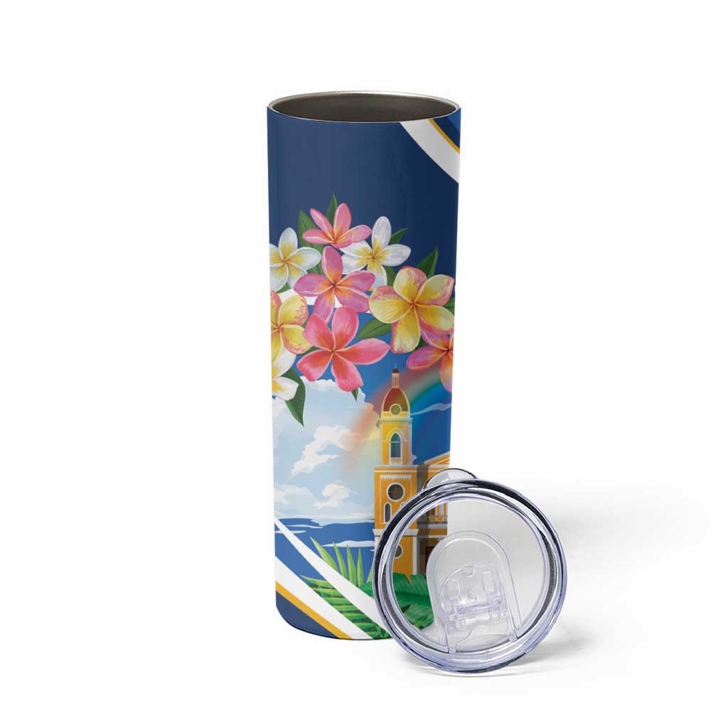 Nicaragua Granada Personalized Skinny Tumbler Viva Nica - Wonder Print Shop