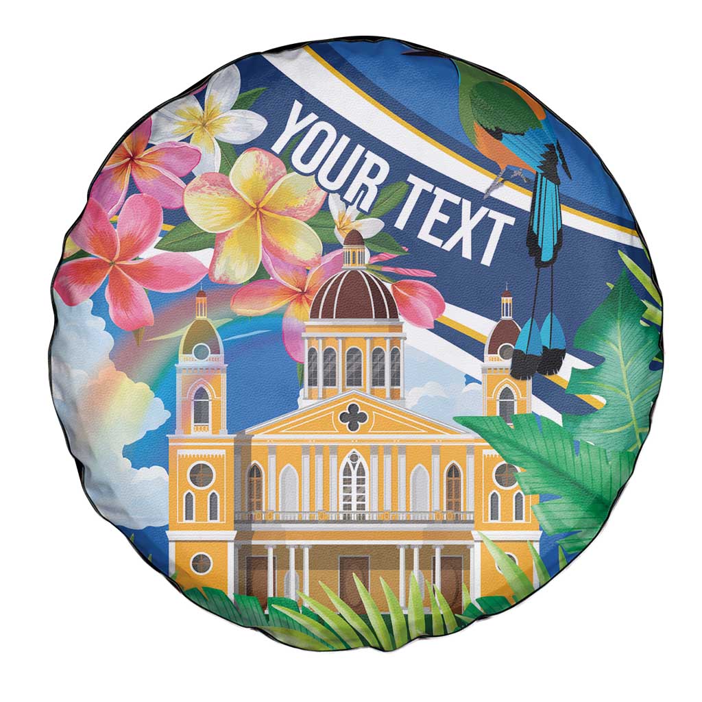Nicaragua Granada Personalized Spare Tire Cover Viva Nica - Wonder Print Shop