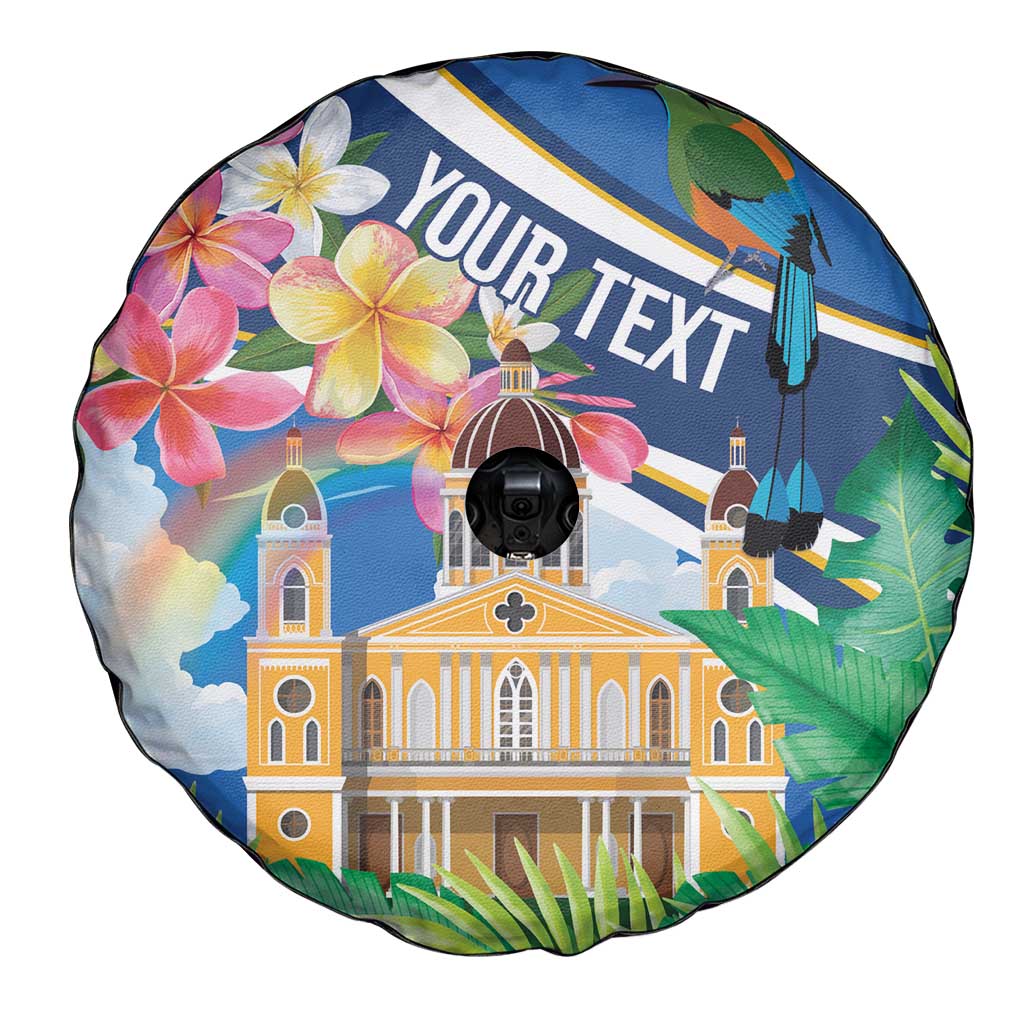 Nicaragua Granada Personalized Spare Tire Cover Viva Nica - Wonder Print Shop