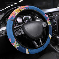 Nicaragua Granada Steering Wheel Cover Viva Nica - Wonder Print Shop