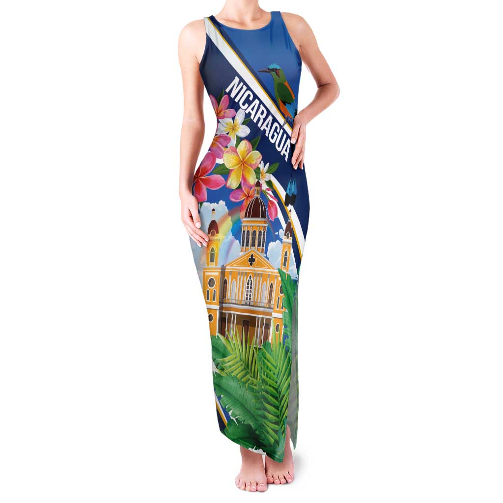 Nicaragua Granada Personalized Tank Maxi Dress Viva Nica - Wonder Print Shop