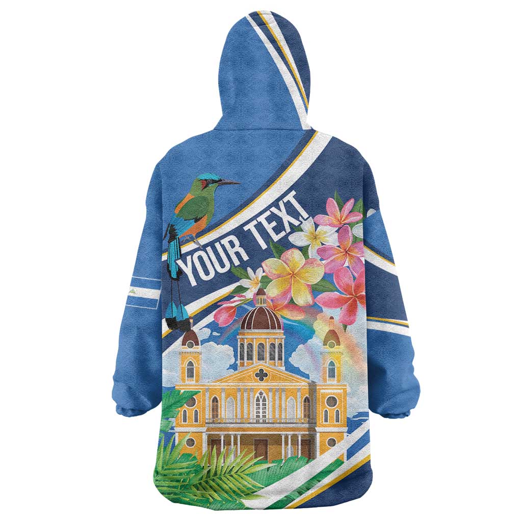 Nicaragua Granada Personalized Wearable Blanket Hoodie Viva Nica - Wonder Print Shop