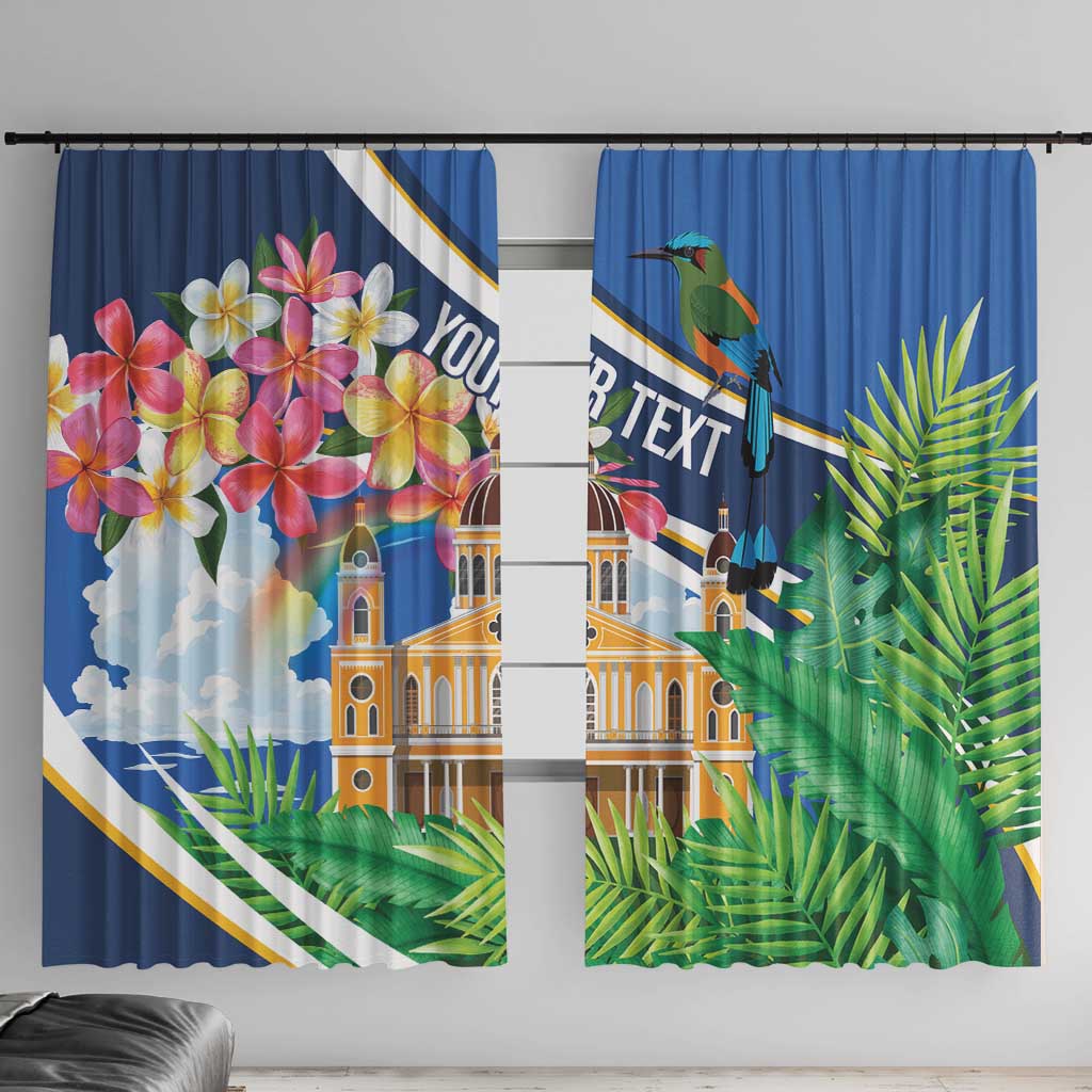 Nicaragua Granada Personalized Window Curtain Viva Nica - Wonder Print Shop
