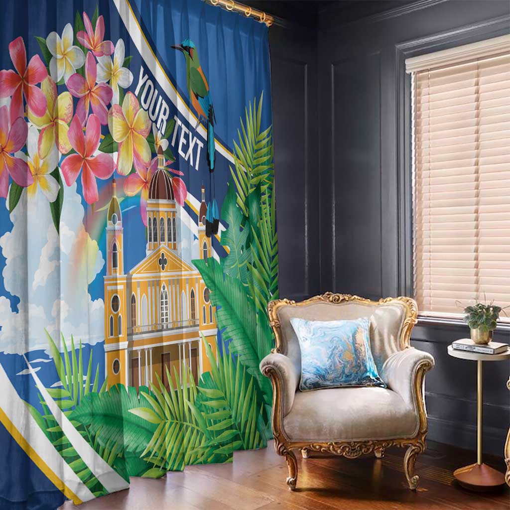 Nicaragua Granada Personalized Window Curtain Viva Nica - Wonder Print Shop